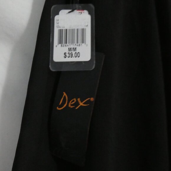 DEX | medium | Black Asymmetrical Skirt Ruffled Bottom | Stretch Waistband | NWT - Picture 15 of 16
